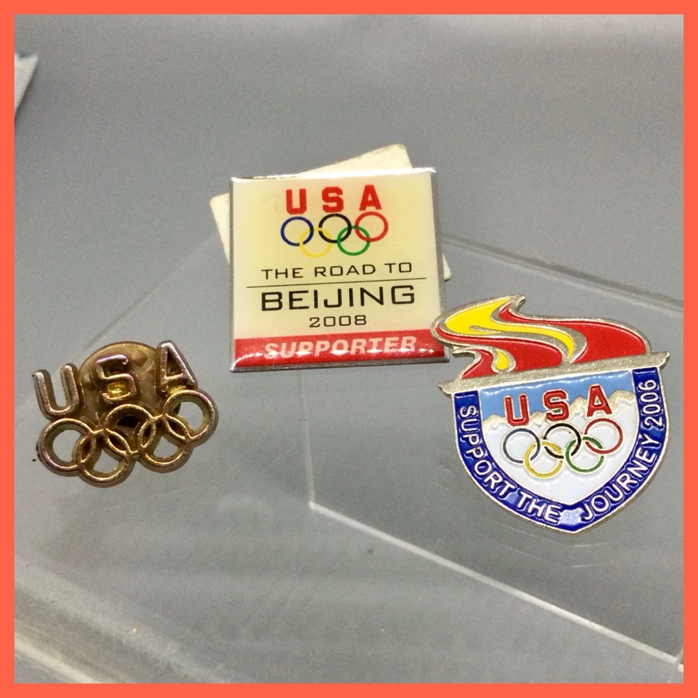 3 Olympic Pins